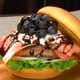 Illustration for article titled Japan's Blueberry Cheese Burger Looks Freaky But Delicious